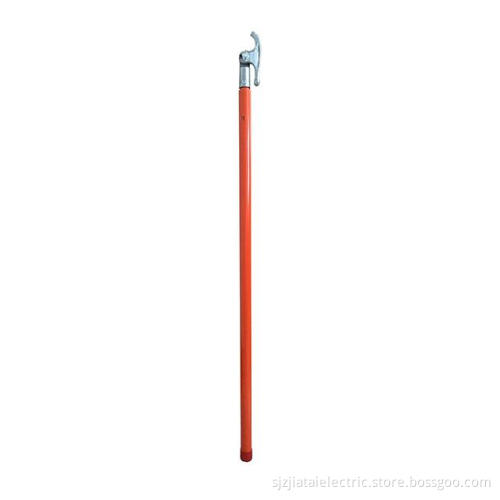 35KV Fiberglass Round hot stick with bag